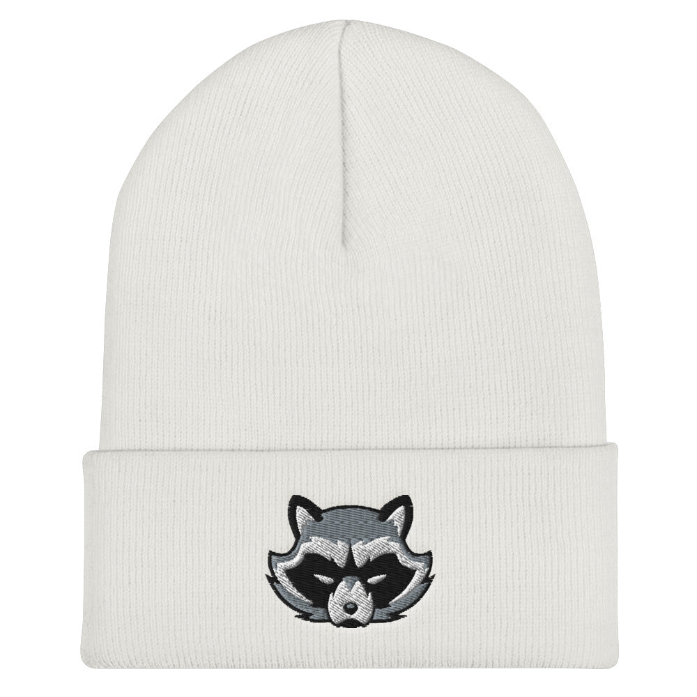 Common Raccoon Cuffed Beanie