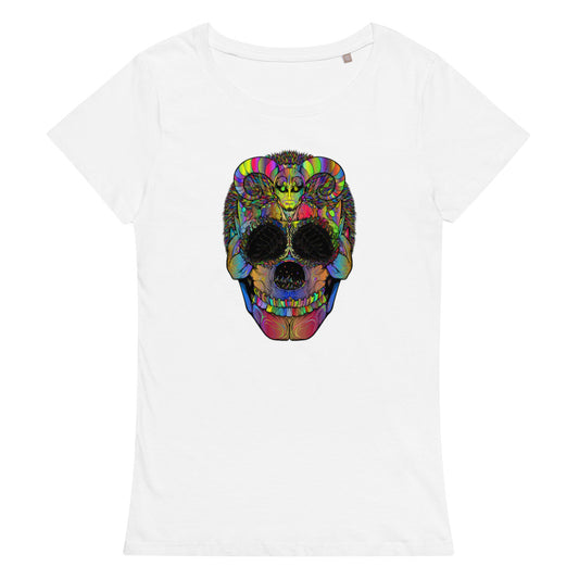 Multi Coloured Skull Women’s organic t-shirt