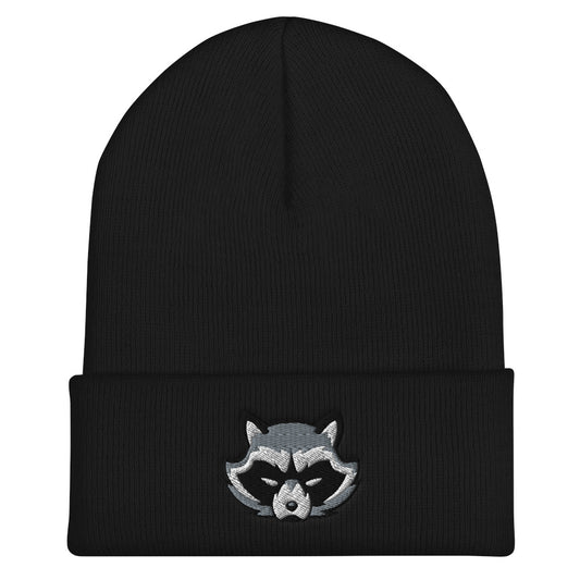 Common Raccoon Cuffed Beanie