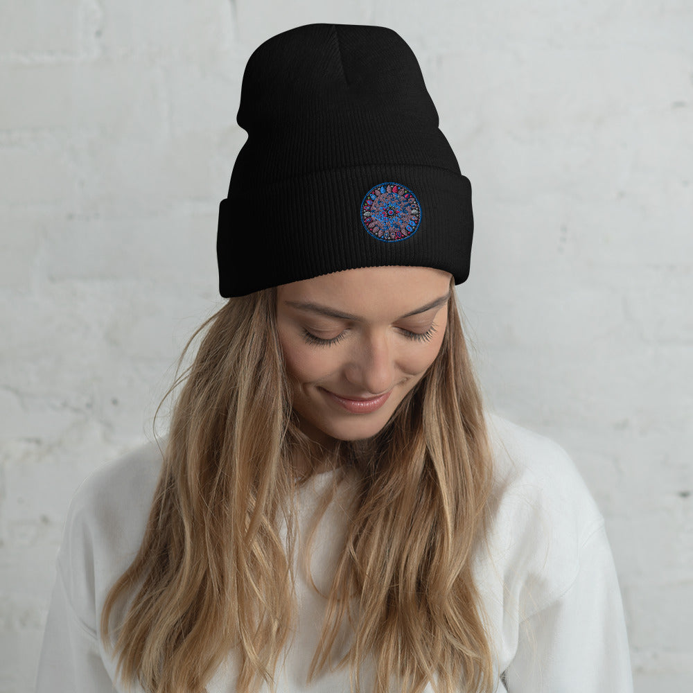 Chakra Cuffed Beanie