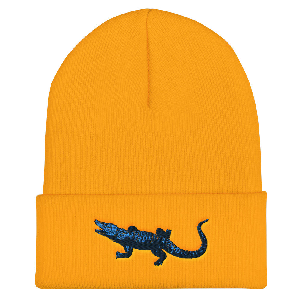 Alligator Cuffed Beanie