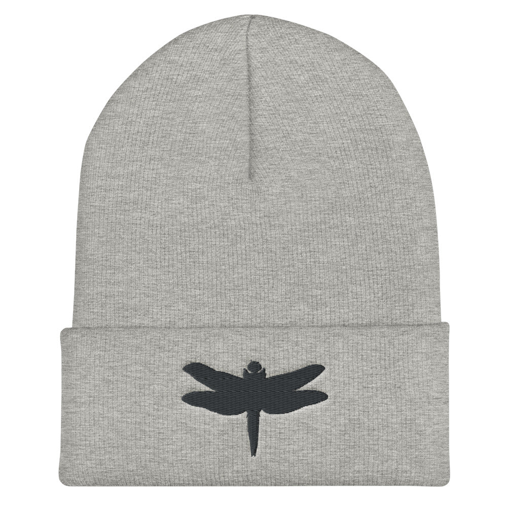 Dragonfly Cuffed Beanie