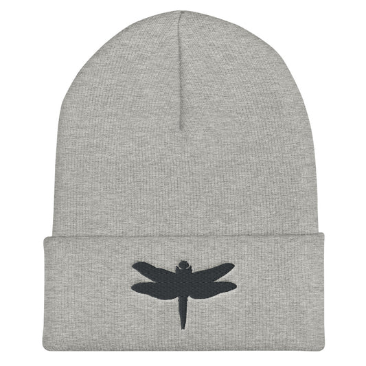 Dragonfly Cuffed Beanie