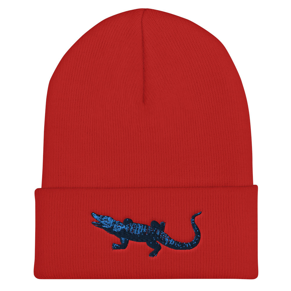 Alligator Cuffed Beanie