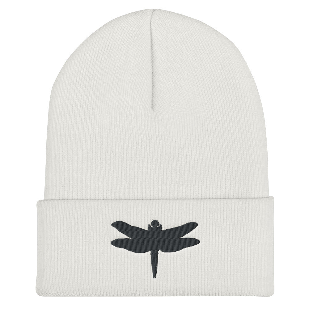 Dragonfly Cuffed Beanie