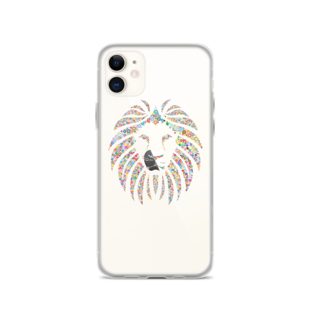 Multi Coloured Lion iPhone Case