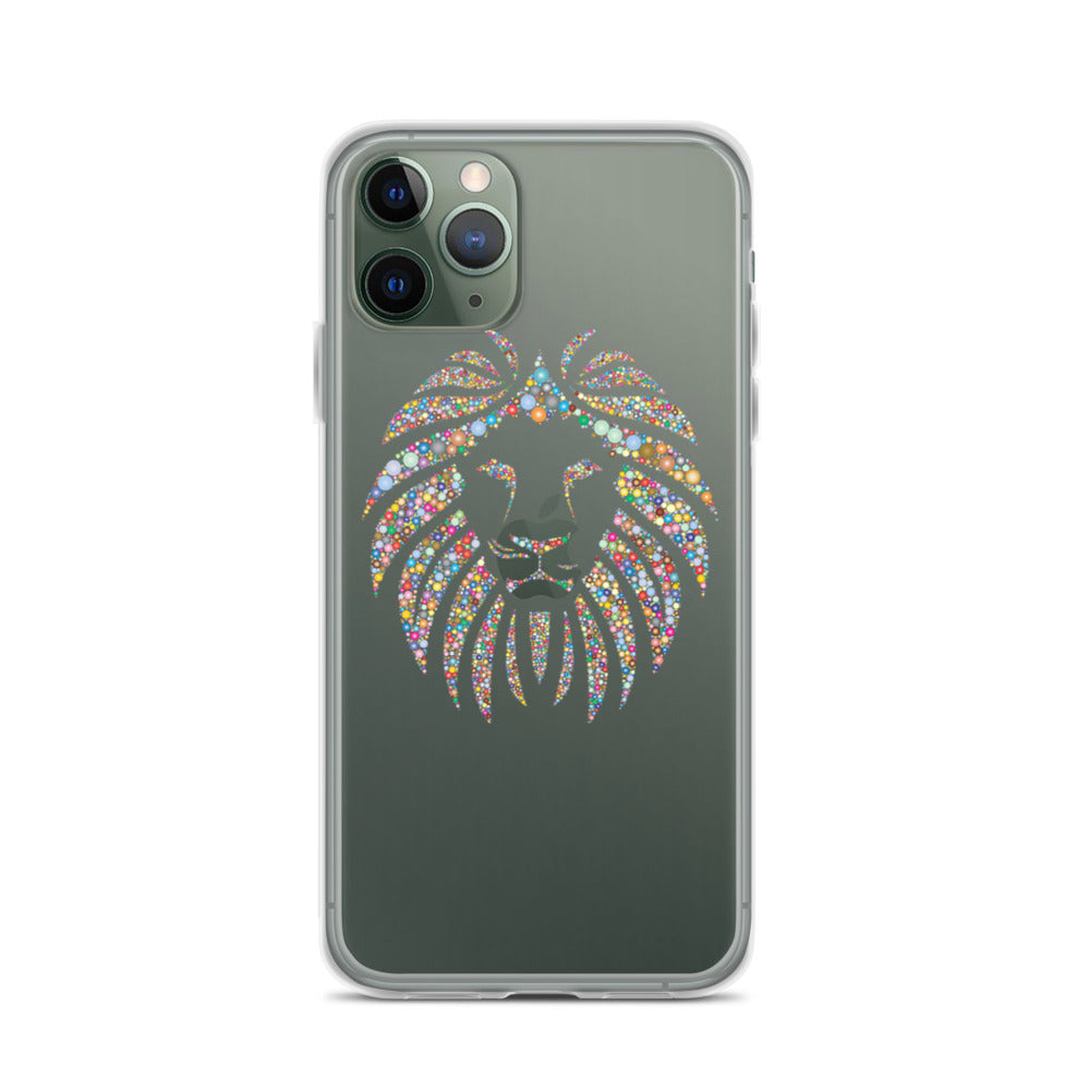 Multi Coloured Lion iPhone Case