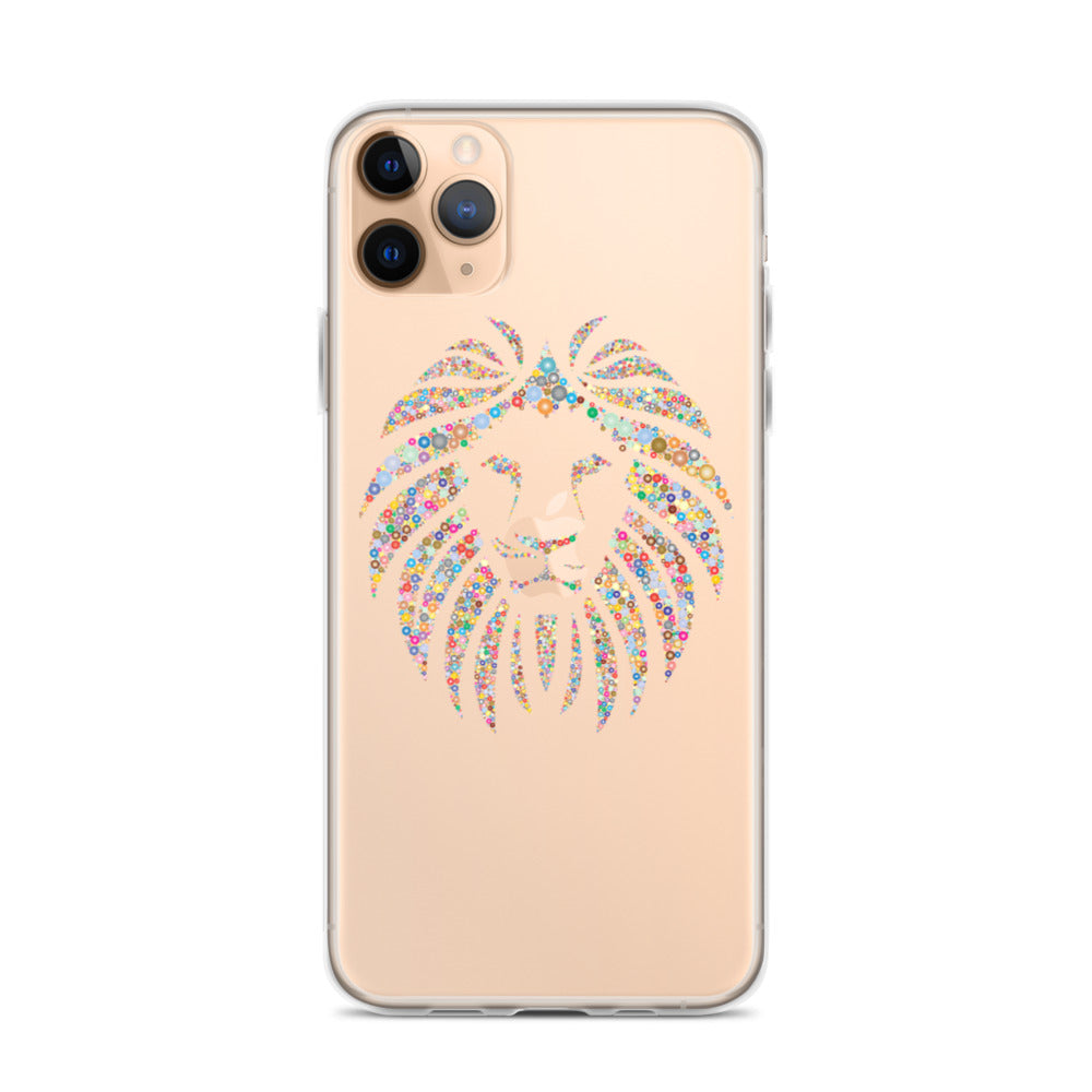 Multi Coloured Lion iPhone Case