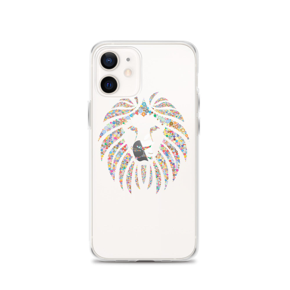 Multi Coloured Lion iPhone Case