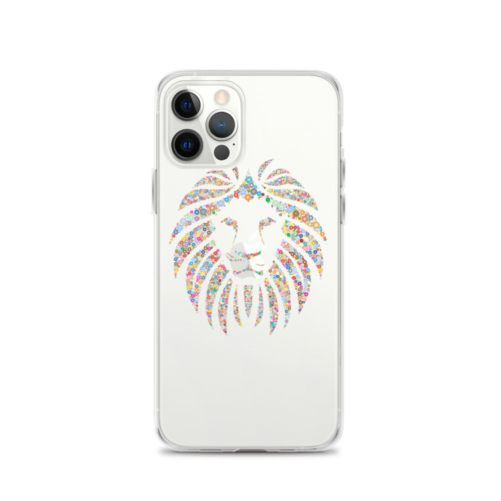 Multi Coloured Lion iPhone Case