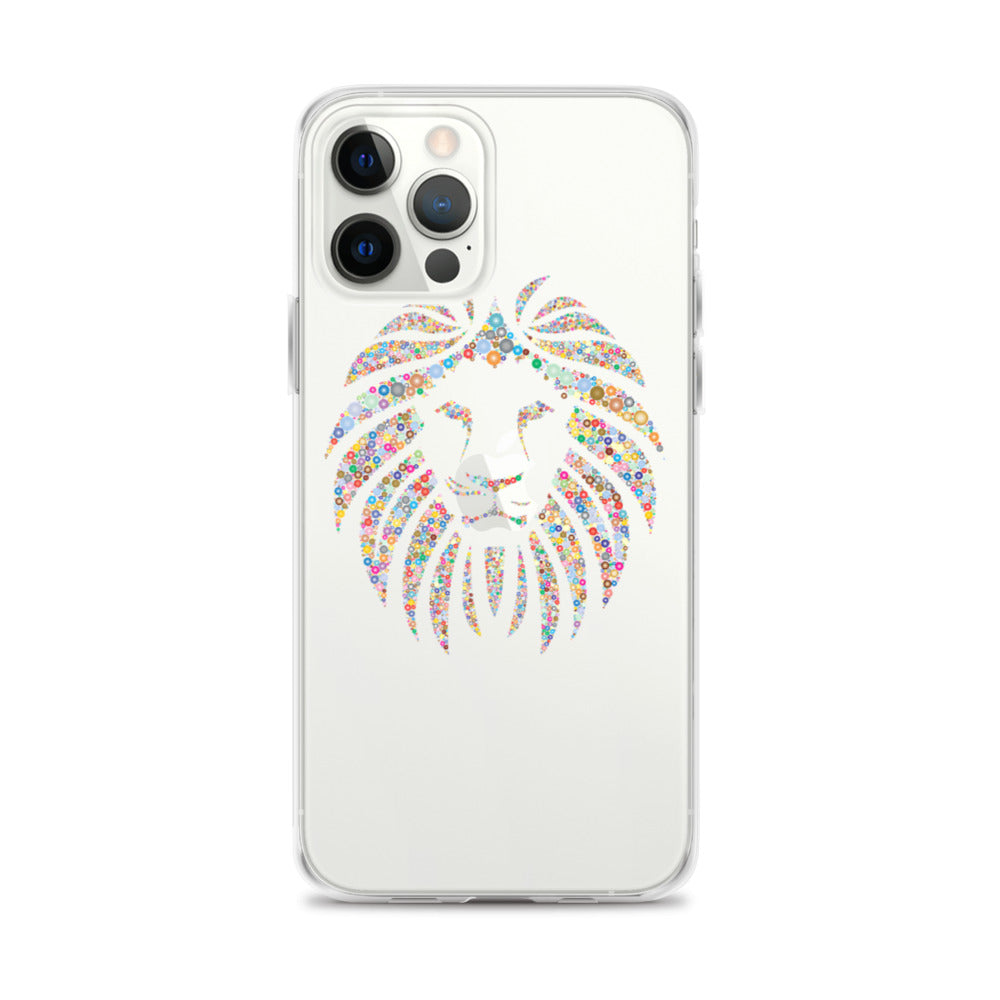 Multi Coloured Lion iPhone Case