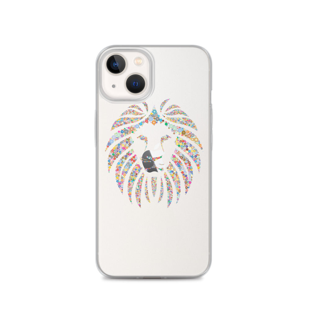 Multi Coloured Lion iPhone Case