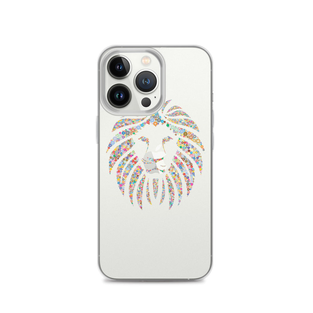 Multi Coloured Lion iPhone Case