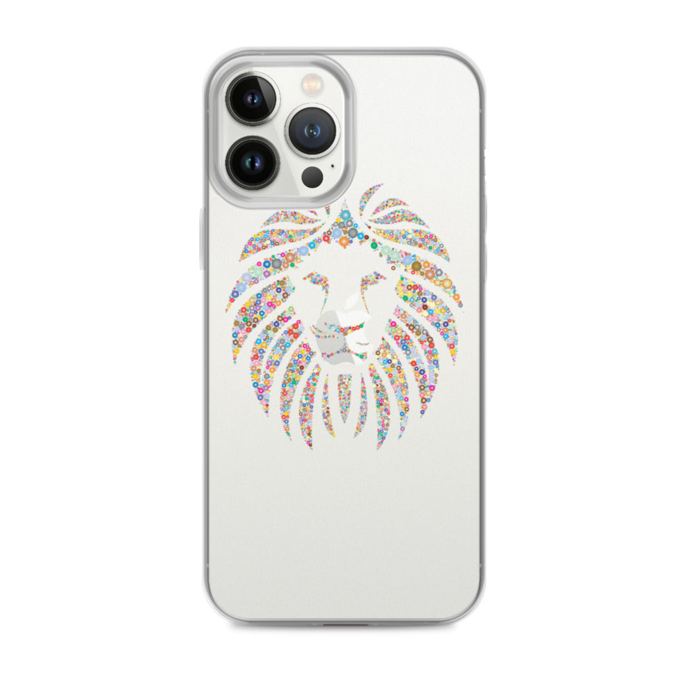 Multi Coloured Lion iPhone Case