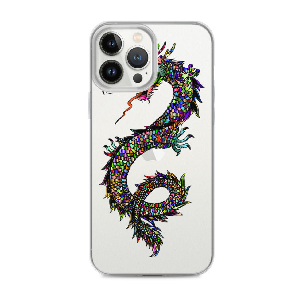 Multi Coloured Dragon iPhone Case