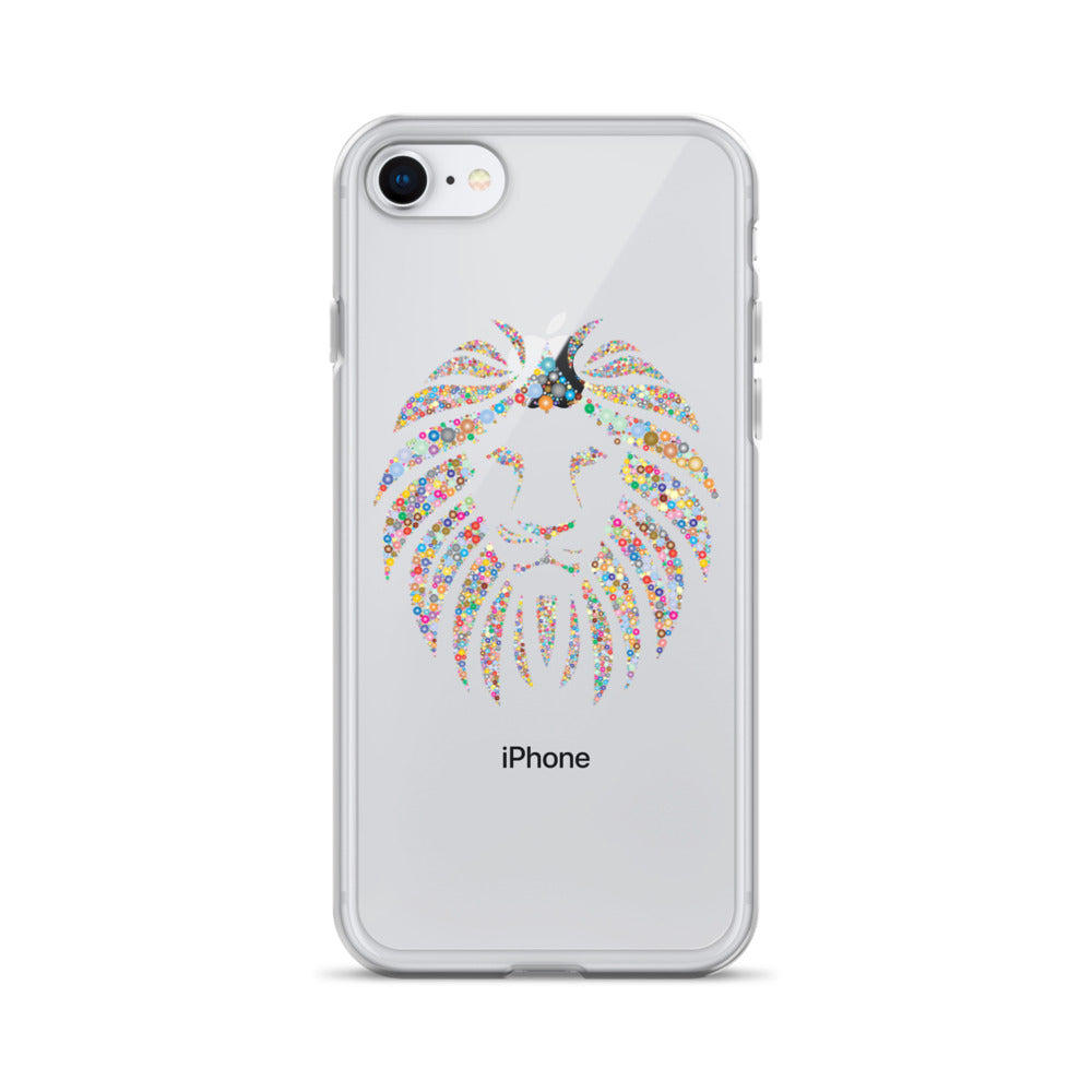 Multi Coloured Lion iPhone Case