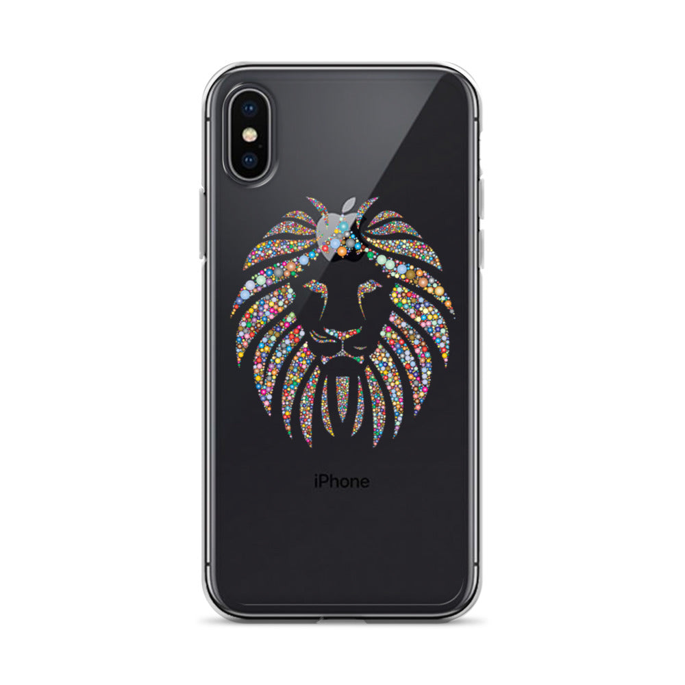 Multi Coloured Lion iPhone Case