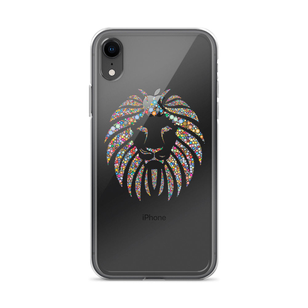 Multi Coloured Lion iPhone Case