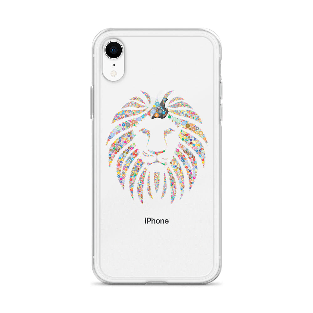 Multi Coloured Lion iPhone Case