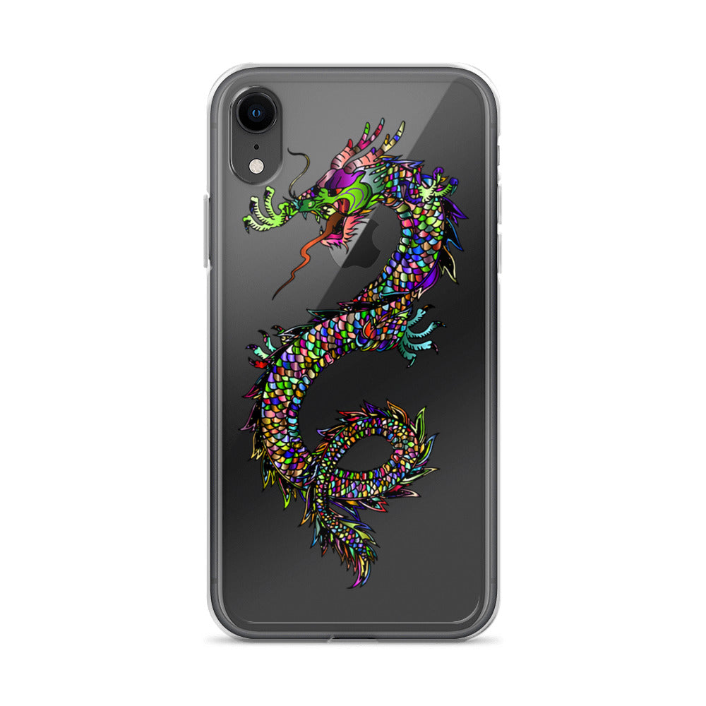 Multi Coloured Dragon iPhone Case