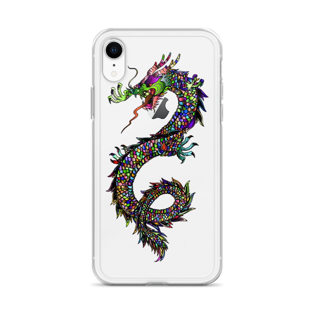 Multi Coloured Dragon iPhone Case