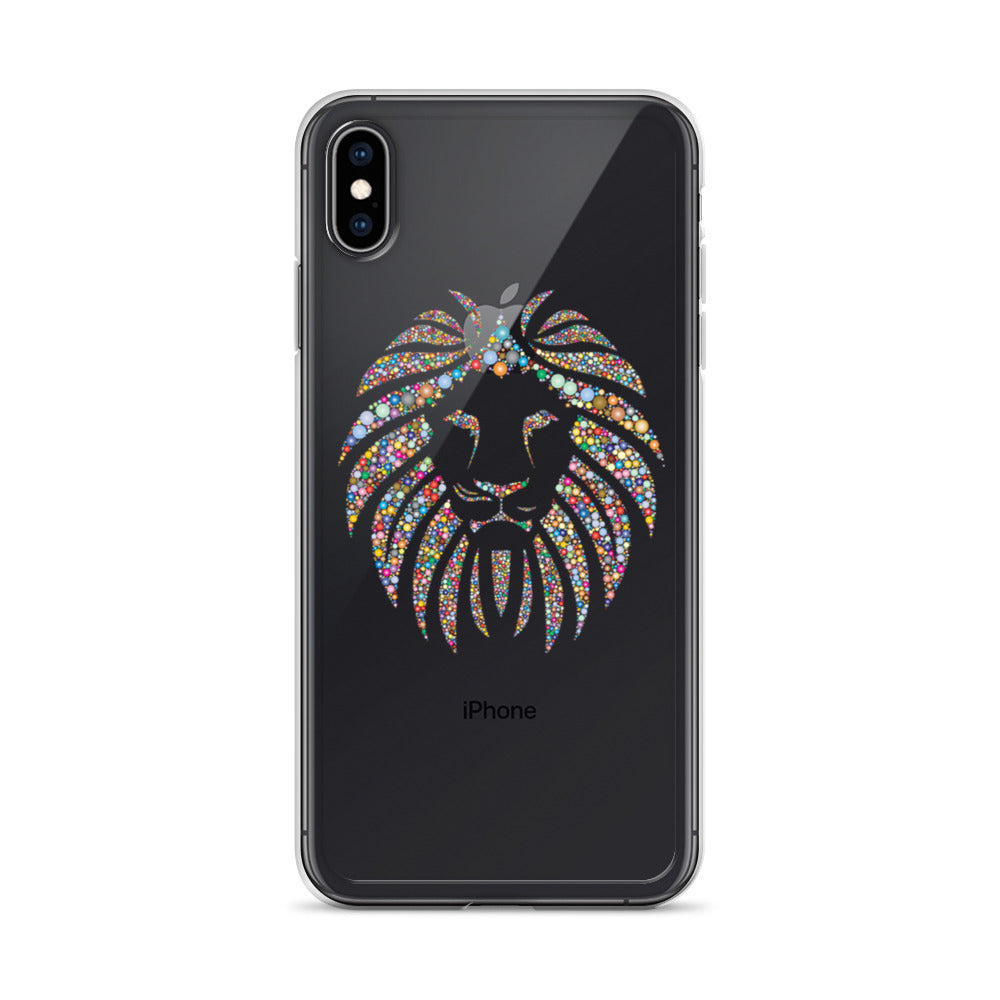 Multi Coloured Lion iPhone Case