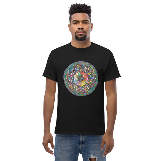 Chakra 100% cotton men's heavyweight tee