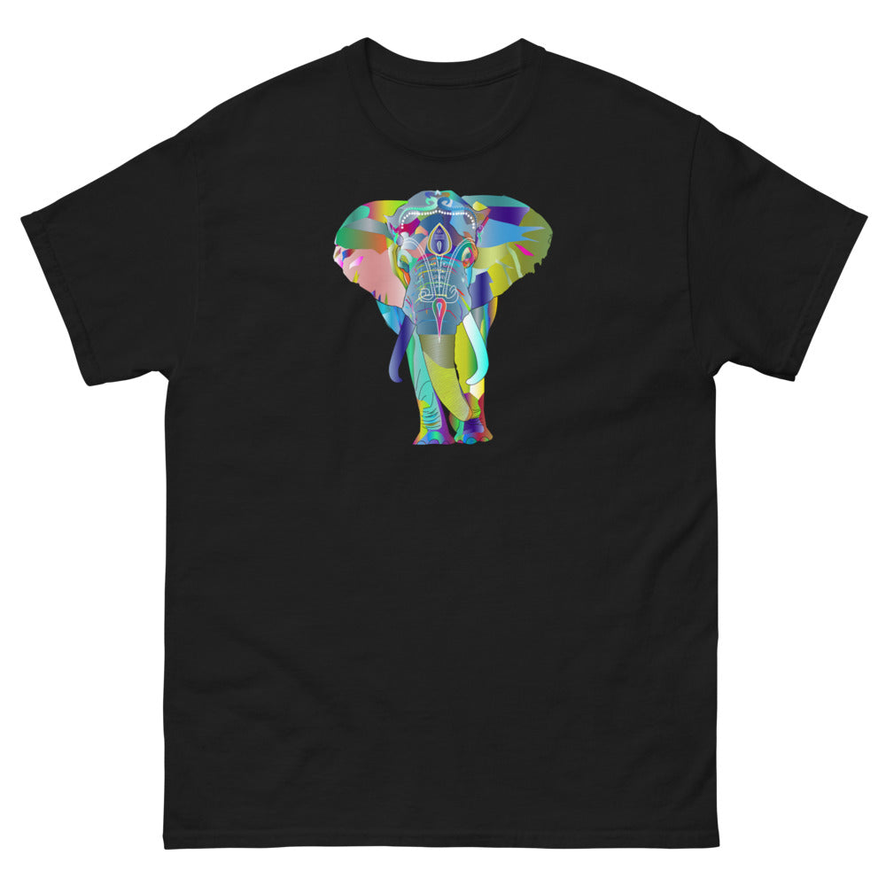 Elephant Face Colour 100% cotton men's heavyweight tee