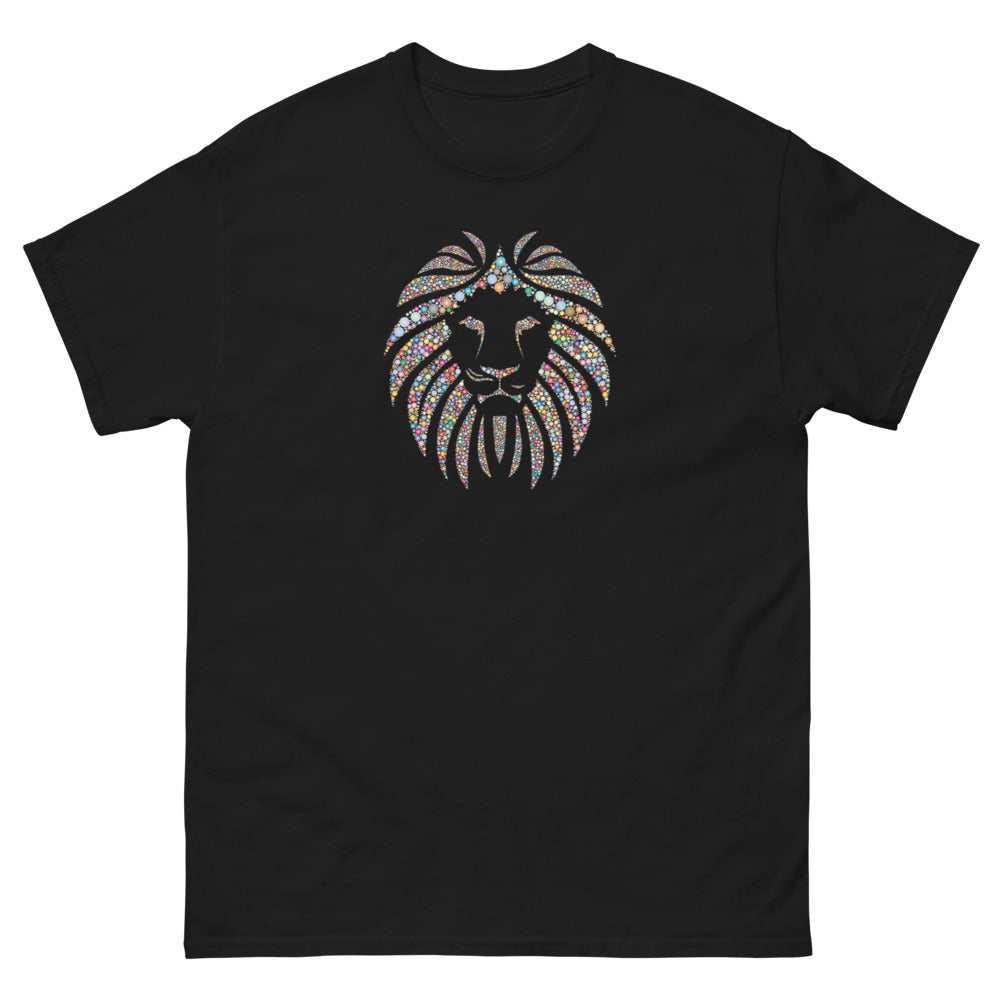 Lion in Colour 100% cotton men's heavyweight tee