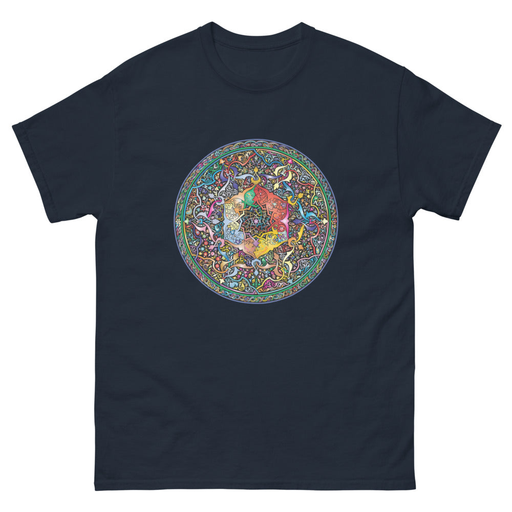 Chakra 100% cotton men's heavyweight tee