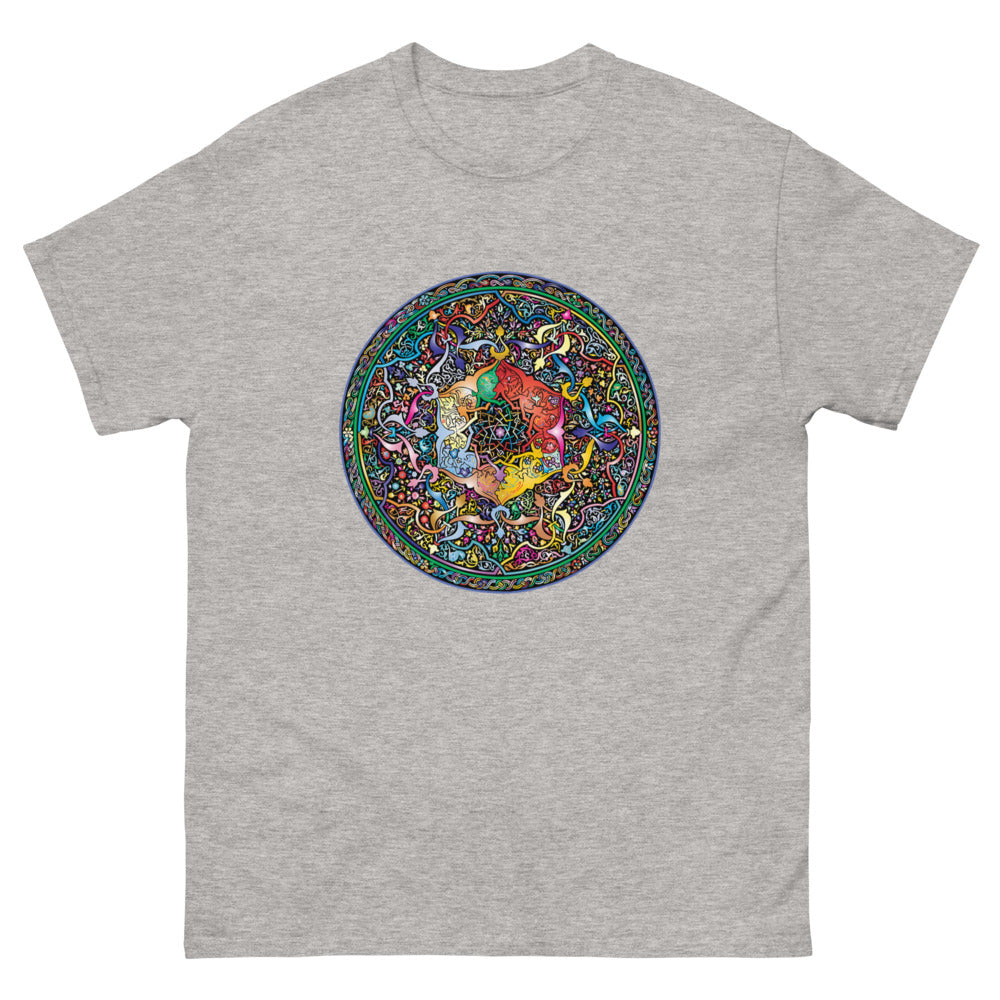 Chakra 100% cotton men's heavyweight tee