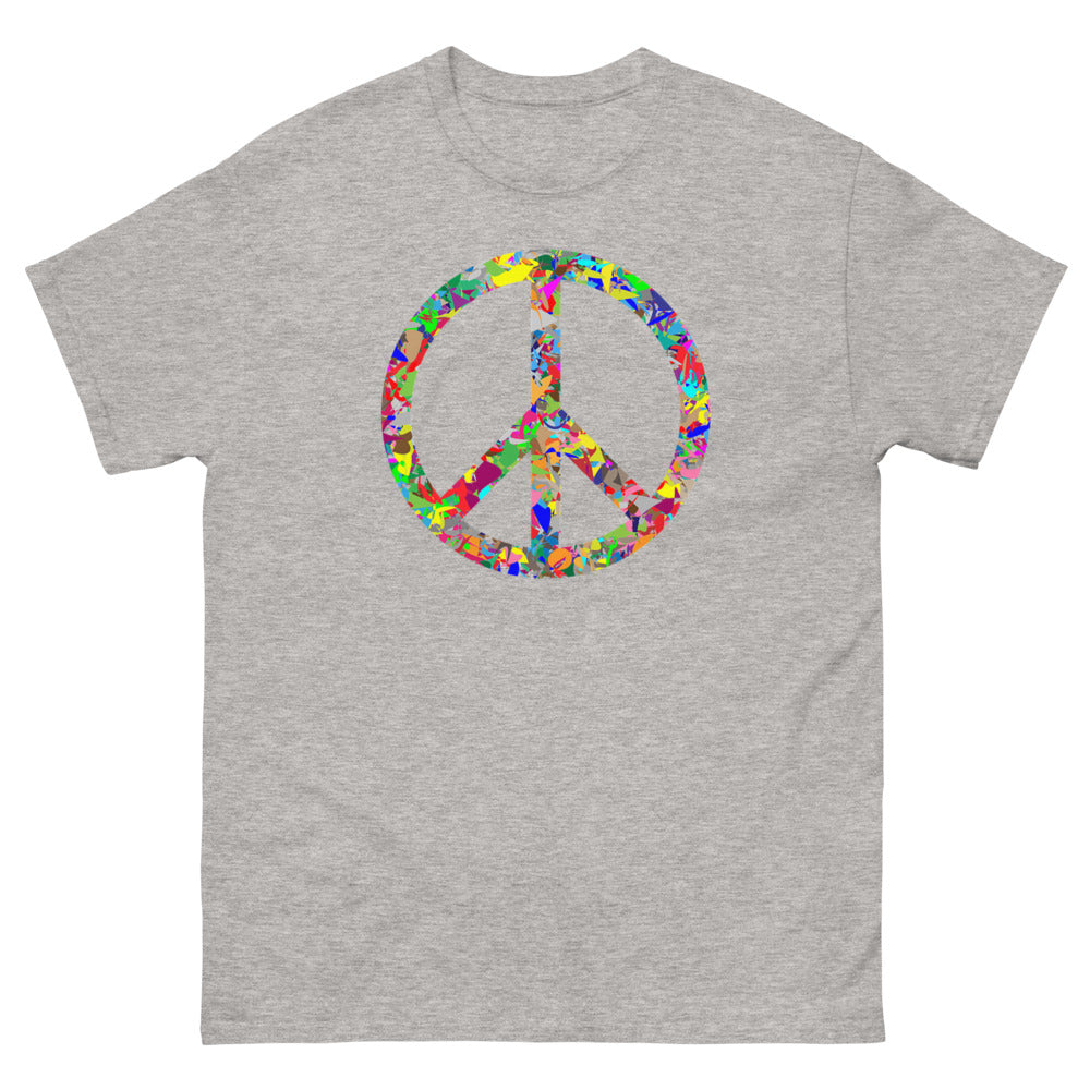 Peace 100% cotton men's heavyweight tee