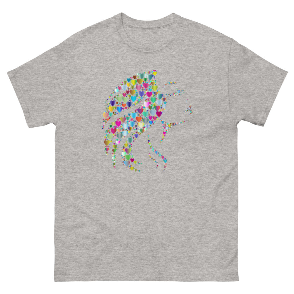 Colourful Woman 100% cotton men's heavyweight tee