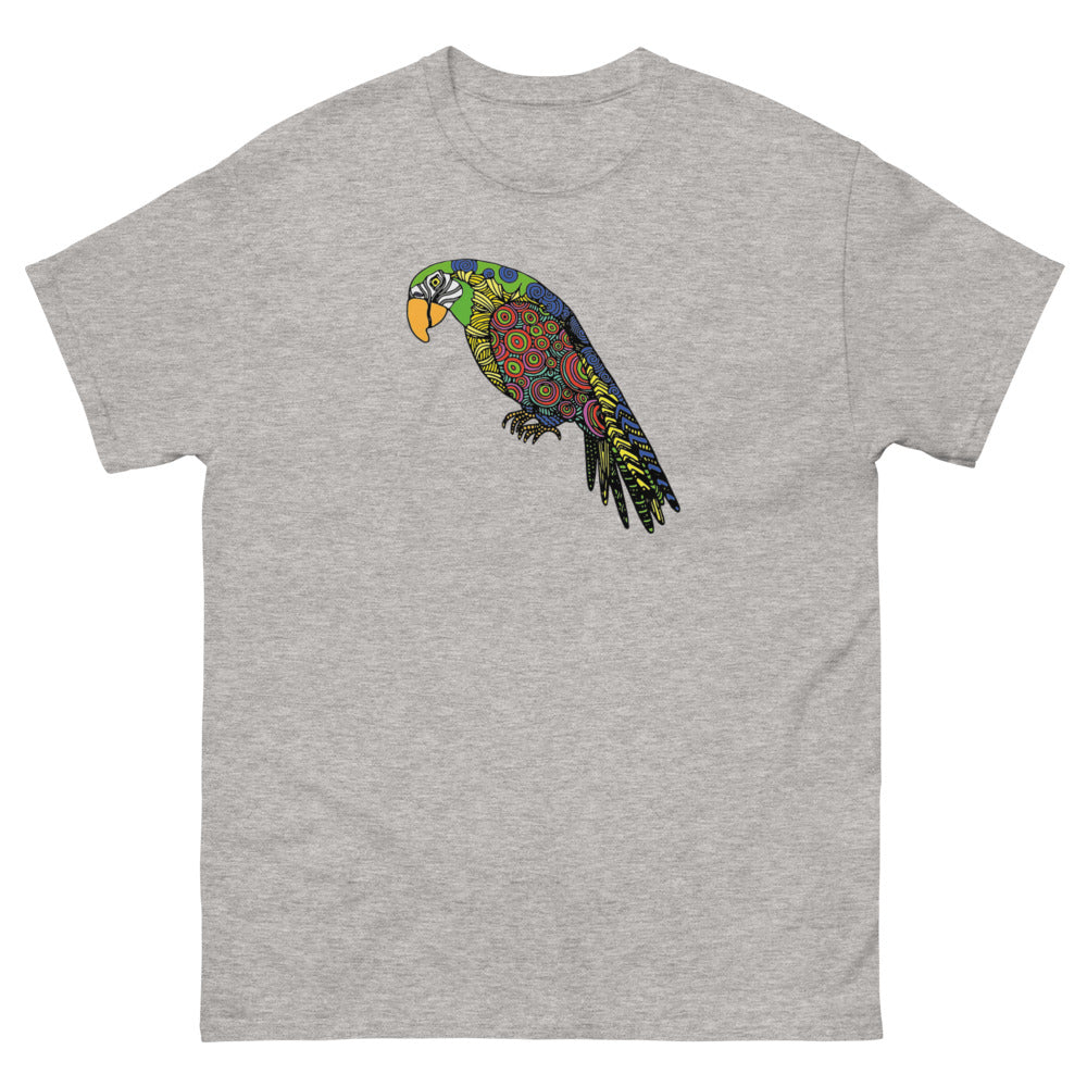 Parrot 100% cotton men's heavyweight tee