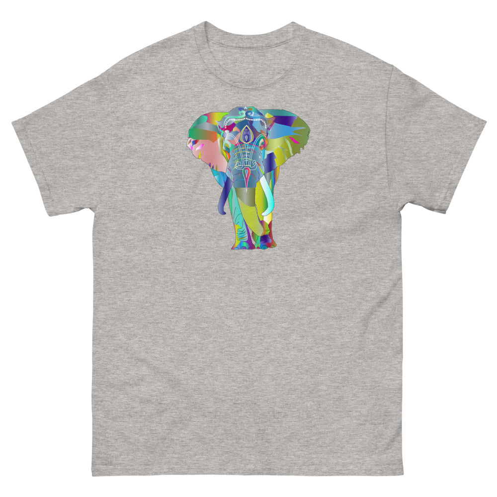 Elephant Face Colour 100% cotton men's heavyweight tee