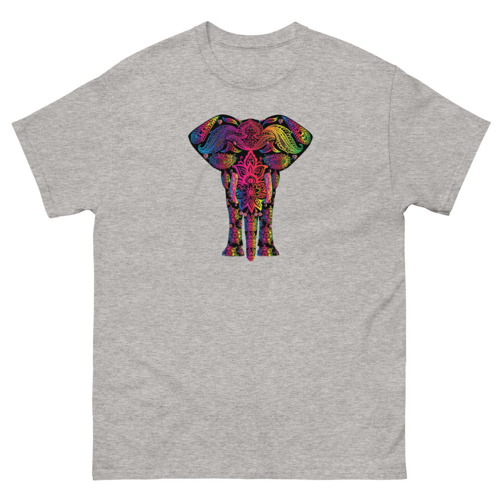 Elephant Face Colour 100% cotton men's heavyweight tee