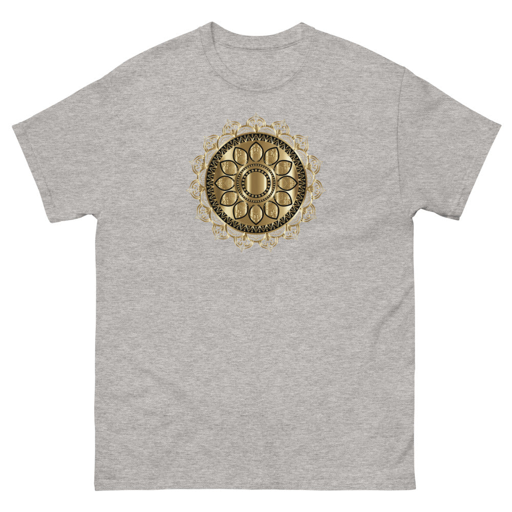 Golden Chakra 100% cotton men's heavyweight tee