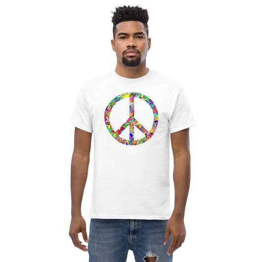 Peace 100% cotton men's heavyweight tee