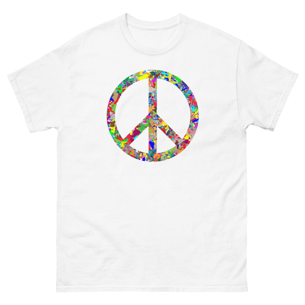 Peace 100% cotton men's heavyweight tee