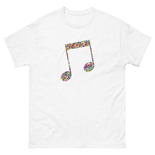 Music Note 100% cotton men's heavyweight tee