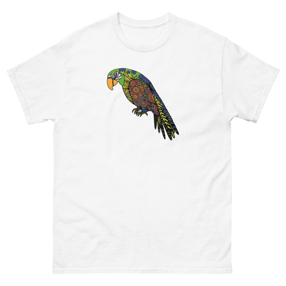 Parrot 100% cotton men's heavyweight tee