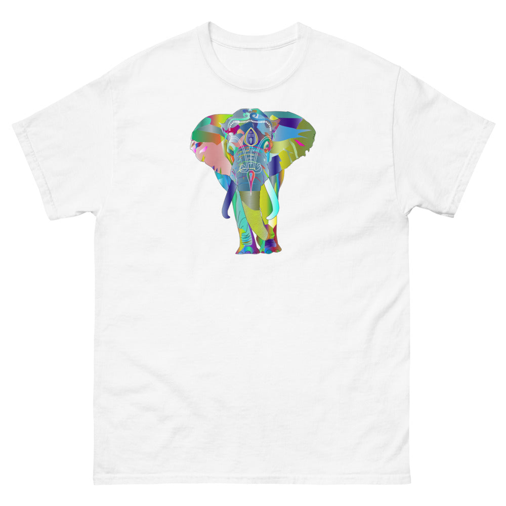 Elephant Face Colour 100% cotton men's heavyweight tee