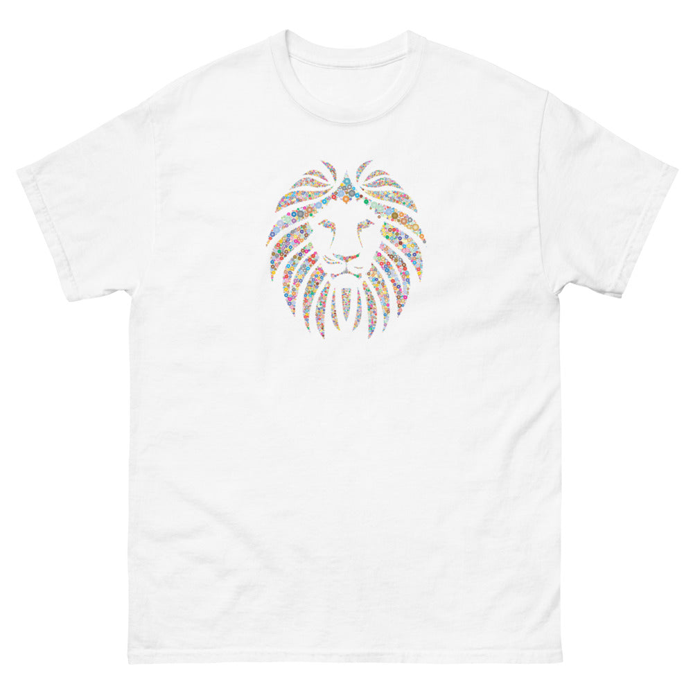 Lion in Colour 100% cotton men's heavyweight tee