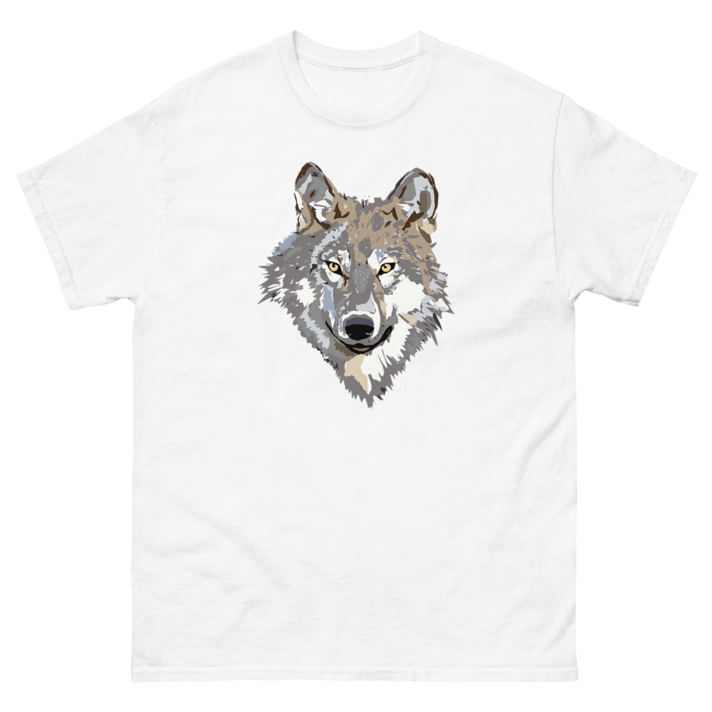 Silver Wolf 100% cotton men's heavyweight tee