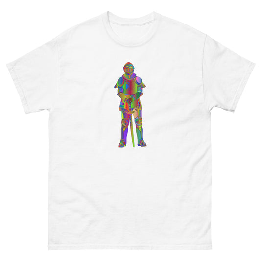 Multi Coloured Knight 100% cotton men's heavyweight tee