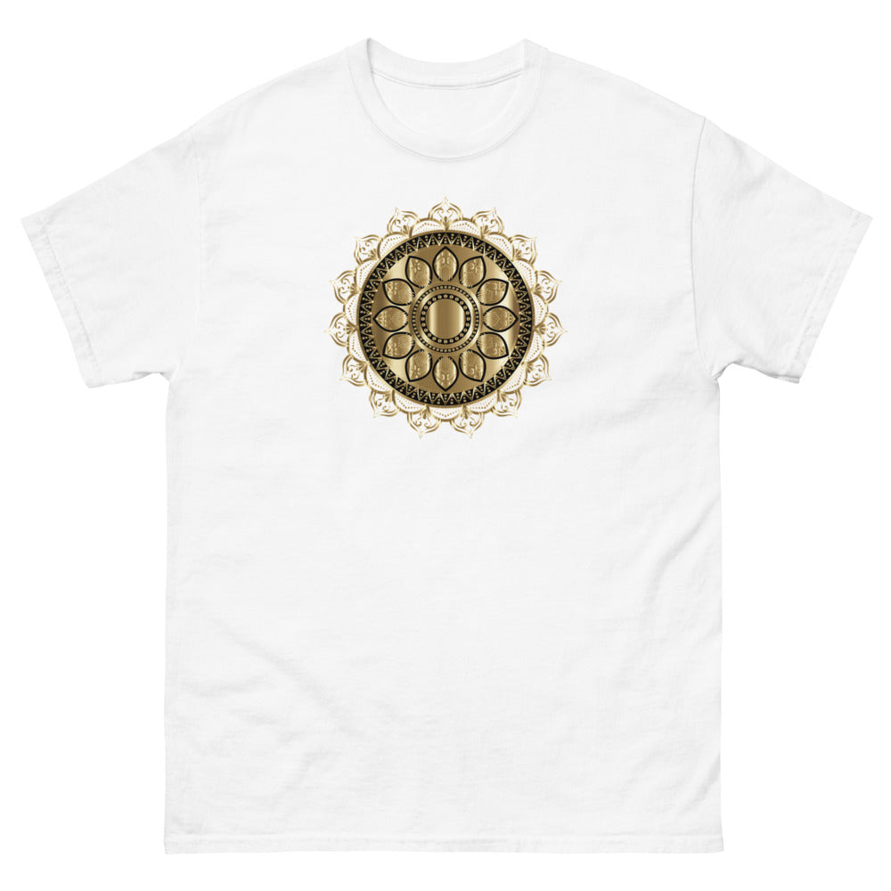 Golden Chakra 100% cotton men's heavyweight tee