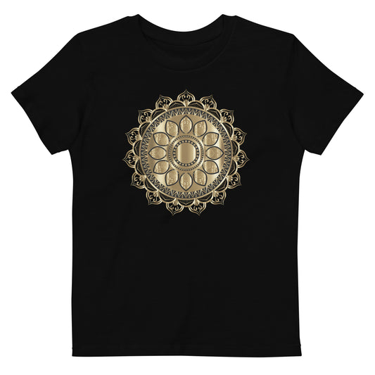 Golden Chakra Organic Cotton Kids T-Shirt