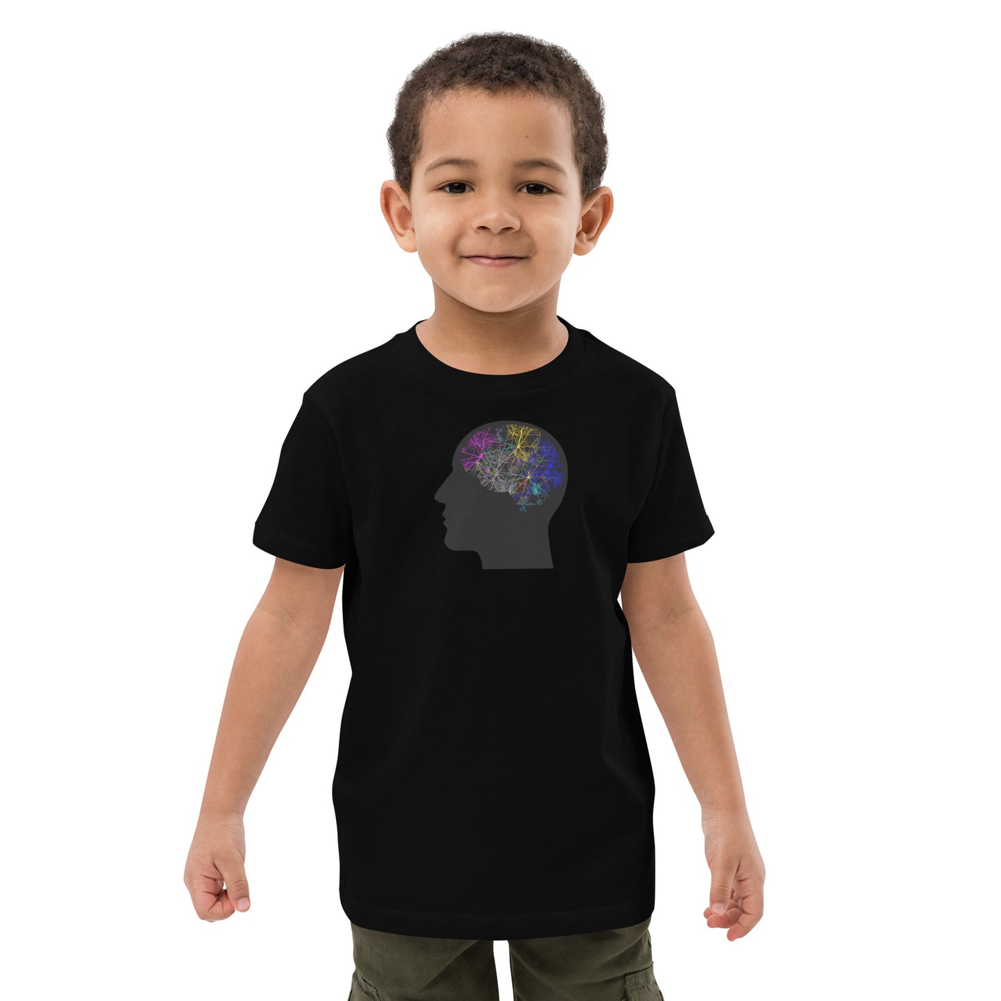 Electric Head Organic Cotton Kids T-Shirt