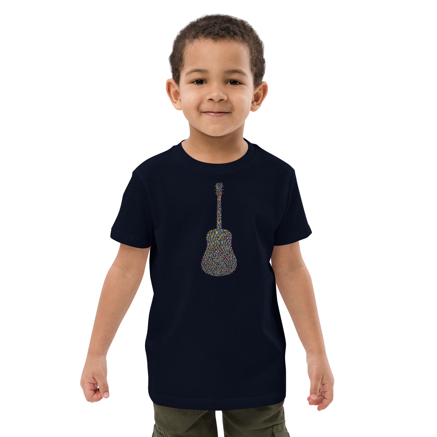 Guitar Organic Cotton Kids T-Shirt