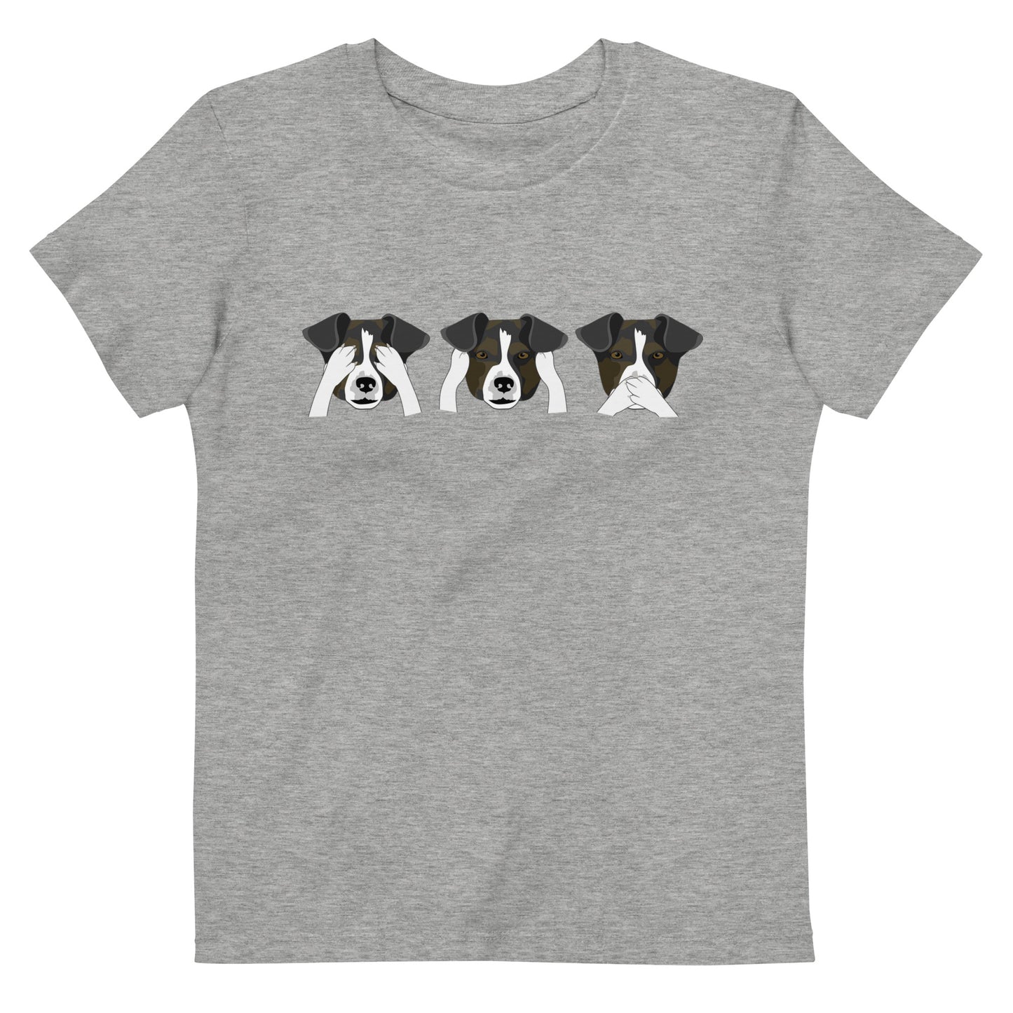 See no evil, hear no evil, speak no evil Organic Cotton Kids T-Shirt